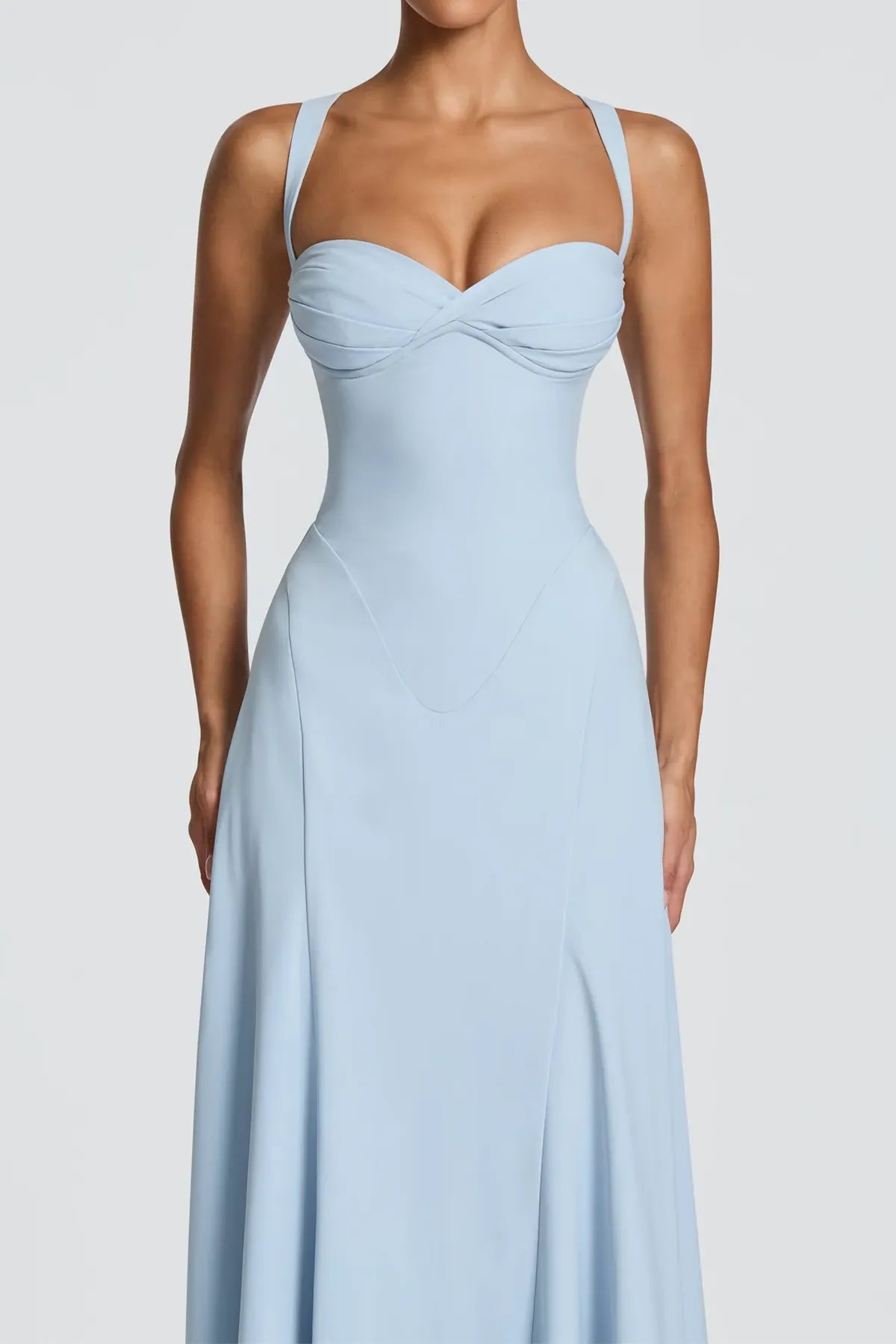 Celeste Elegant Waistline Maxi Dress