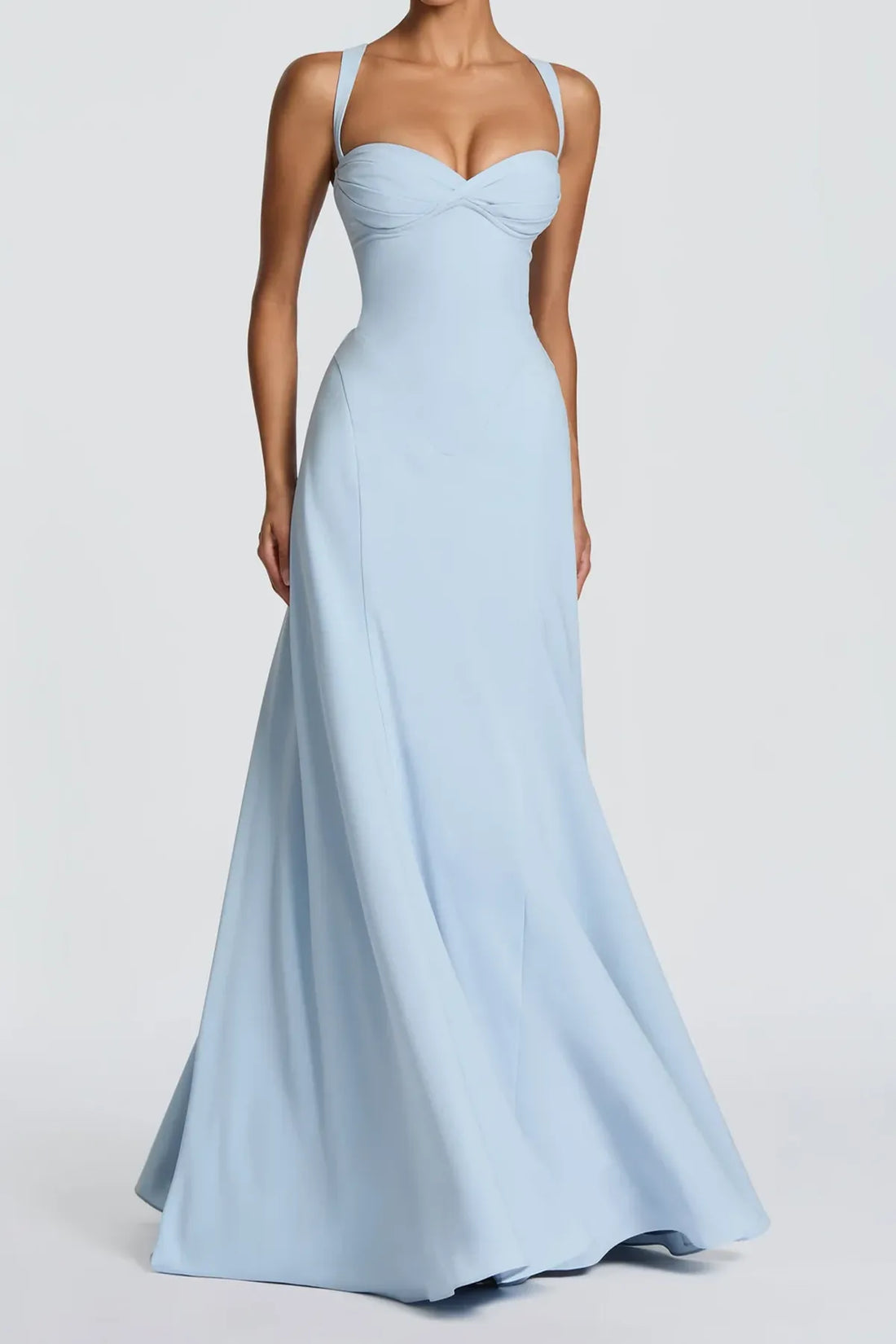 Celeste Elegant Waistline Maxi Dress