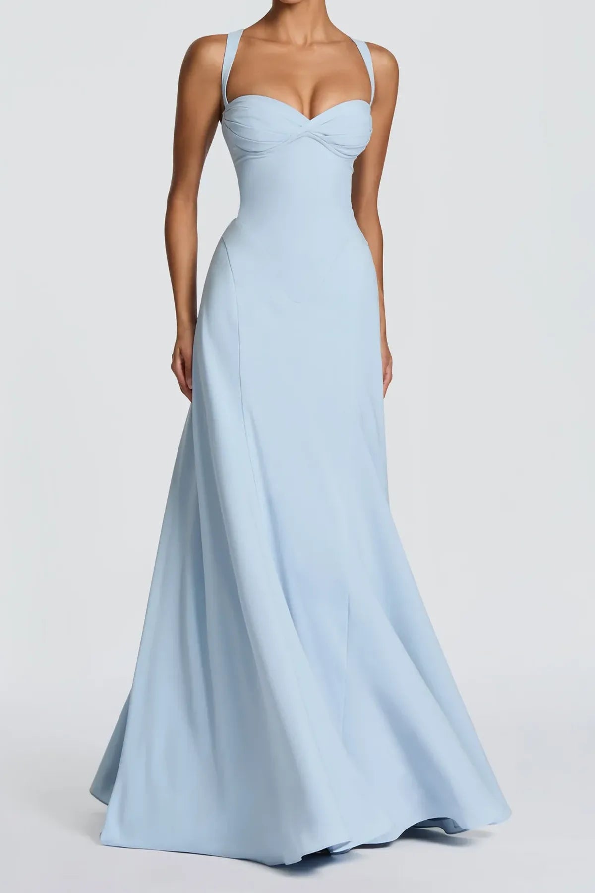 Celeste Elegant Waistline Maxi Dress