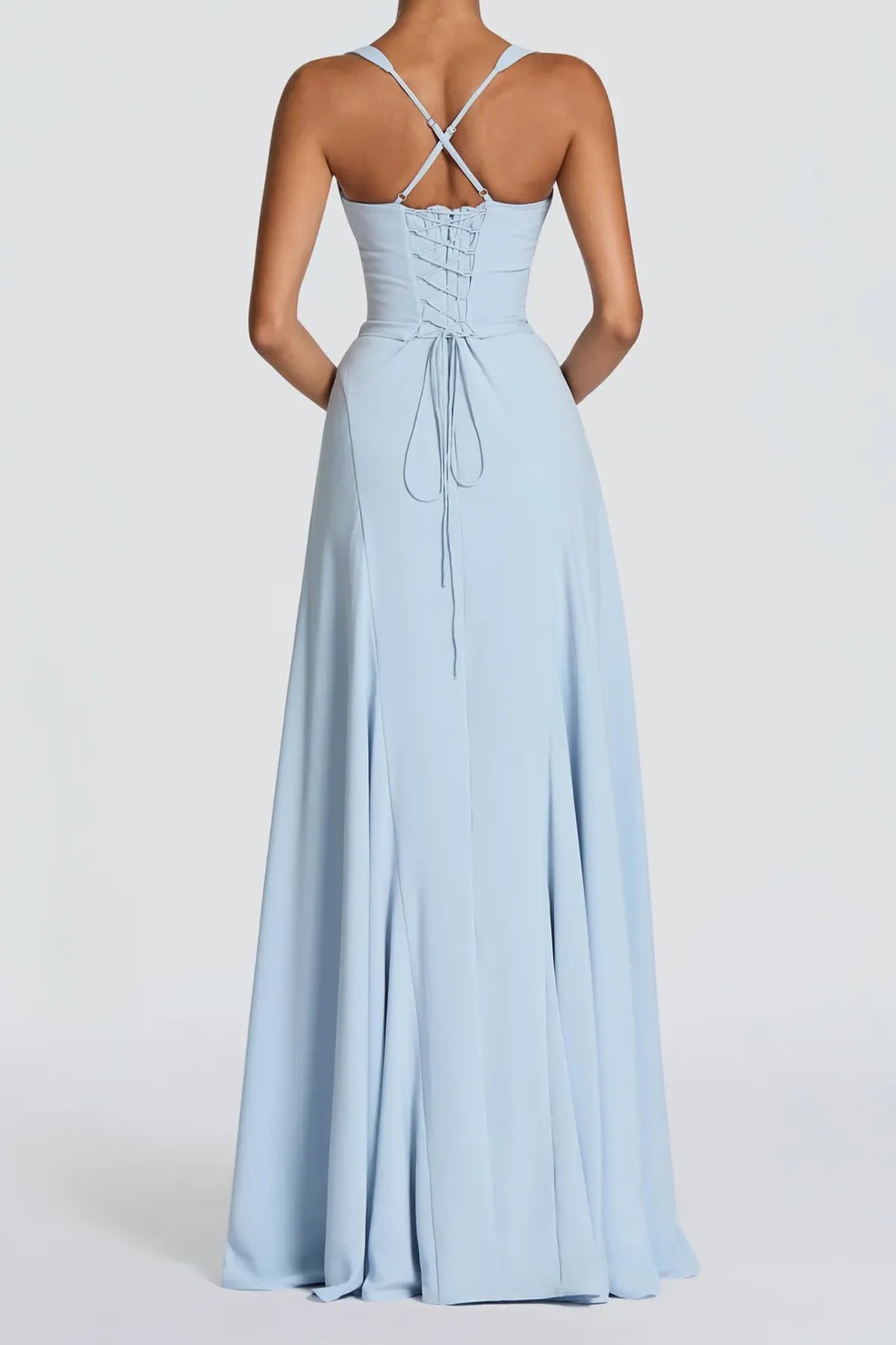 Celeste Elegant Waistline Maxi Dress