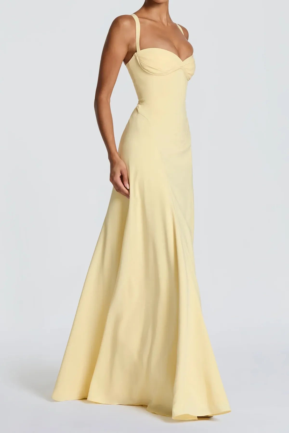 Celeste Elegant Waistline Maxi Dress