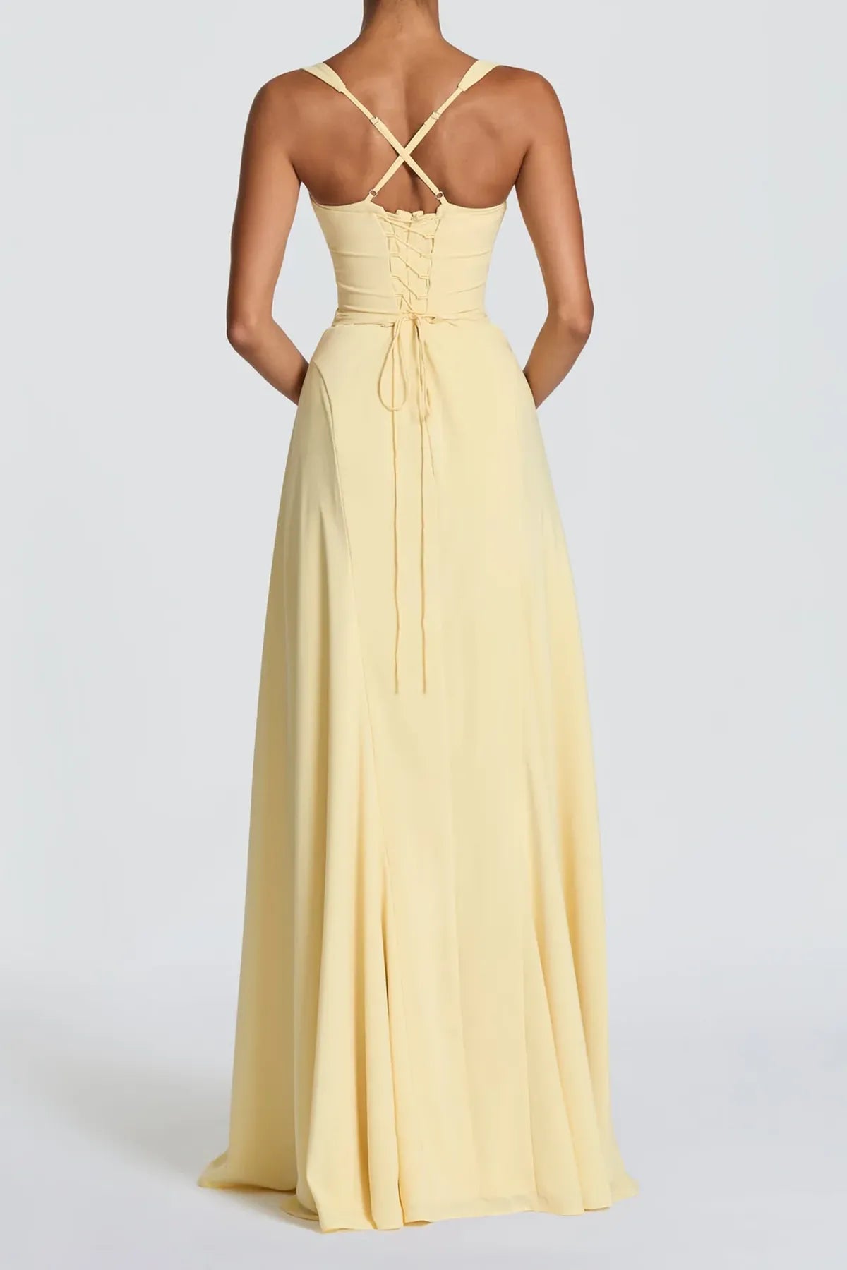 Celeste Elegant Waistline Maxi Dress