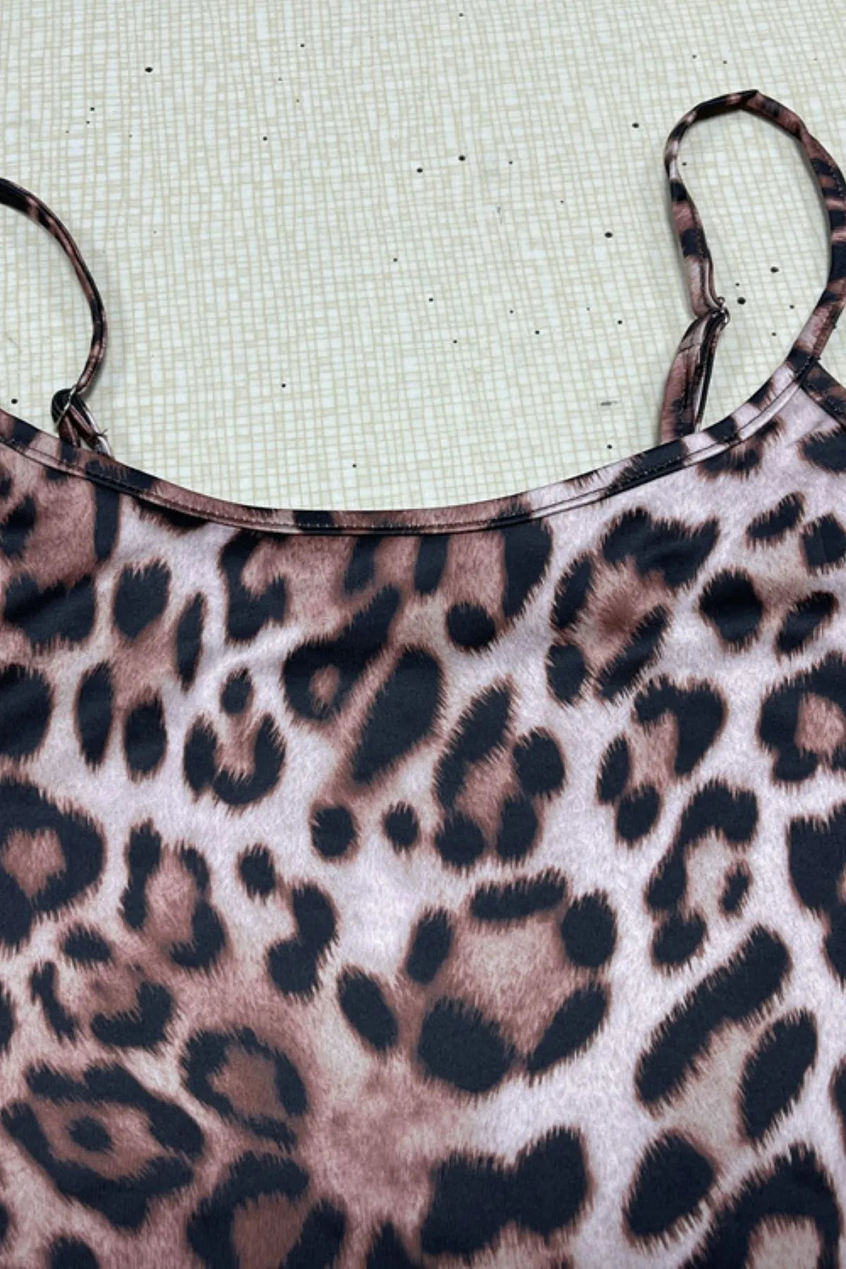 Leopard Print Cami Dress