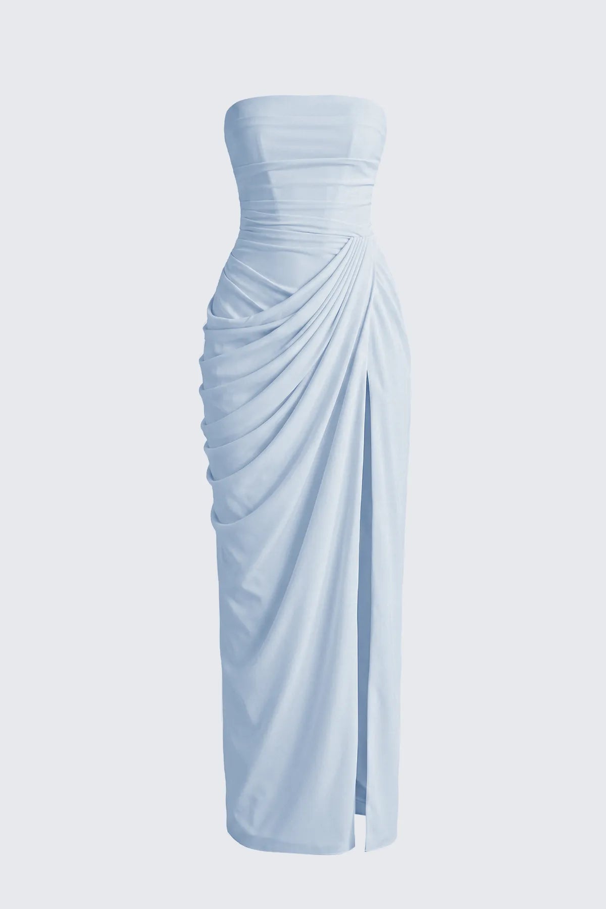 Sleeveless Lace Up Evening Dress
