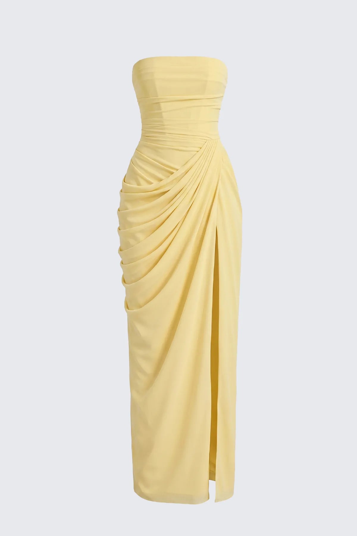 Sleeveless Lace Up Evening Dress
