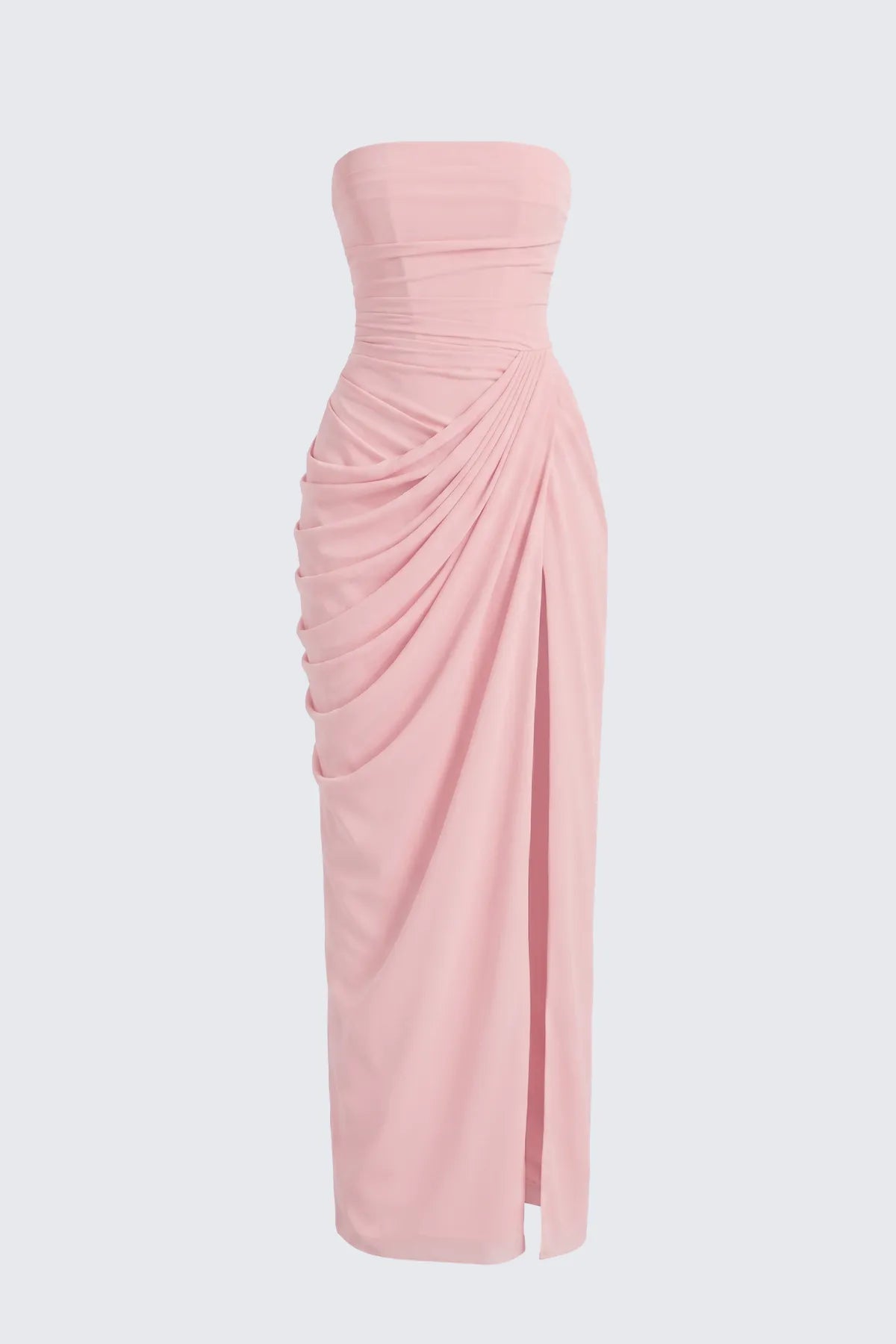 Sleeveless Lace Up Evening Dress