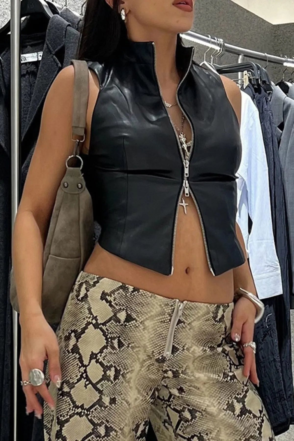 Slim Fit Halter Crop Top