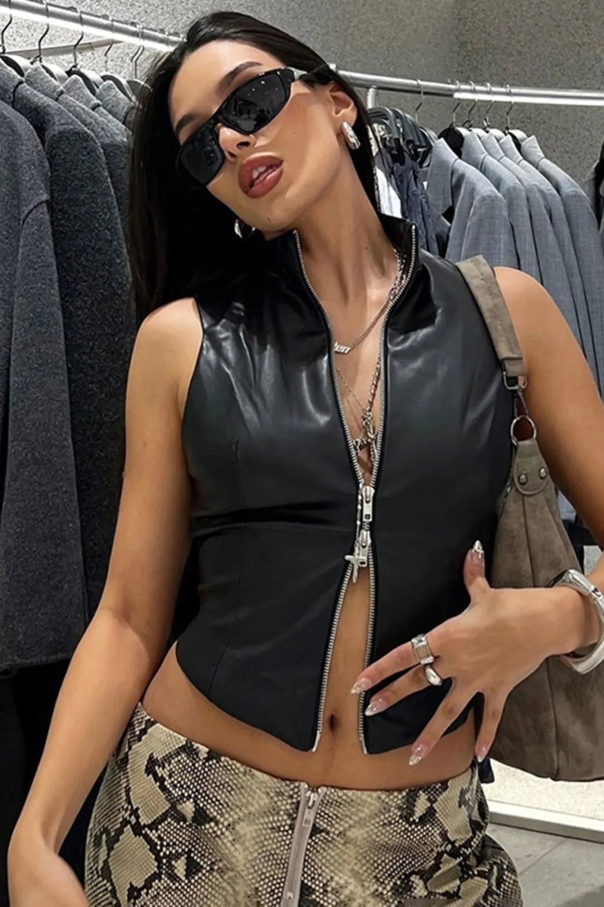 Slim Fit Halter Crop Top