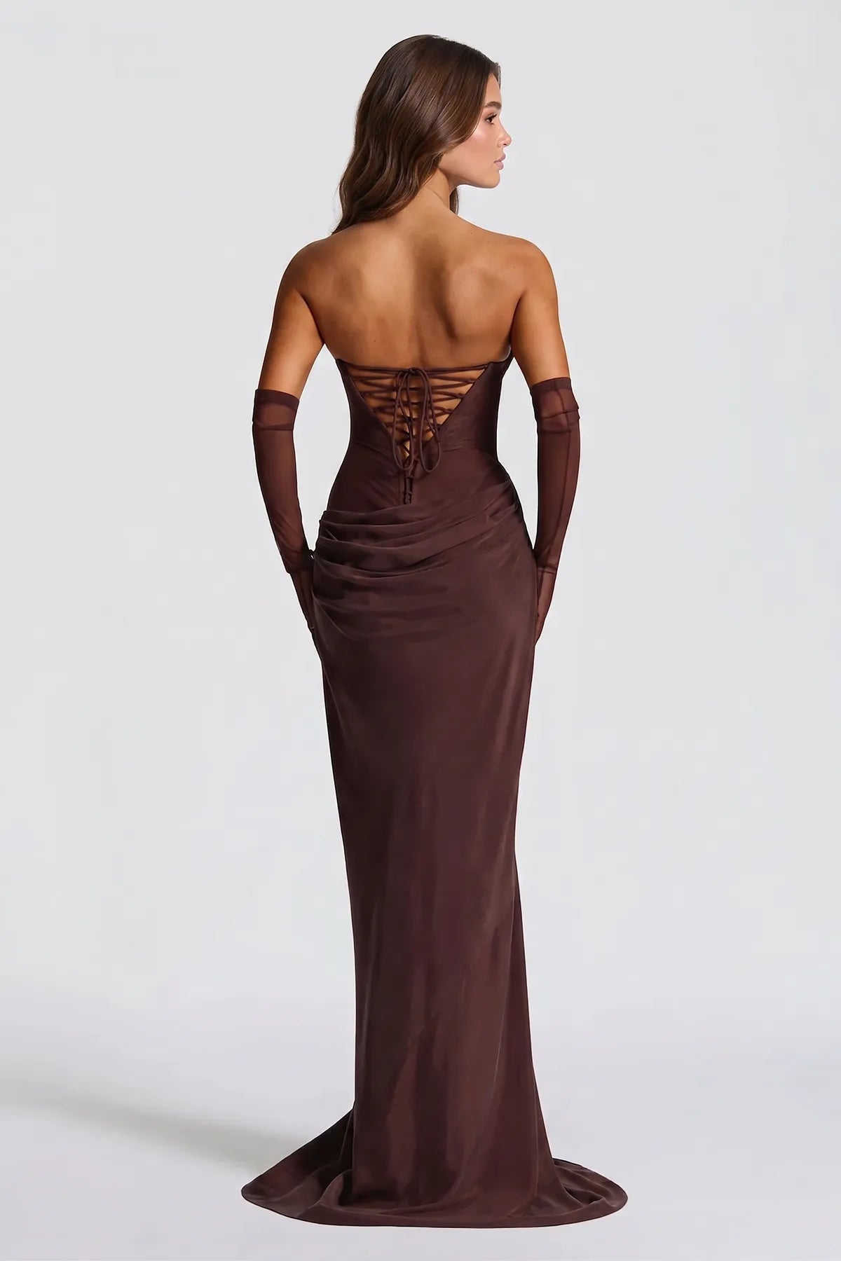 Sophisticated Corset Maxi Gown
