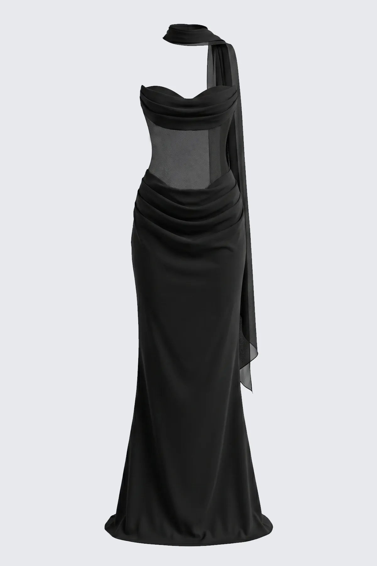 Sophisticated Corset Maxi Gown