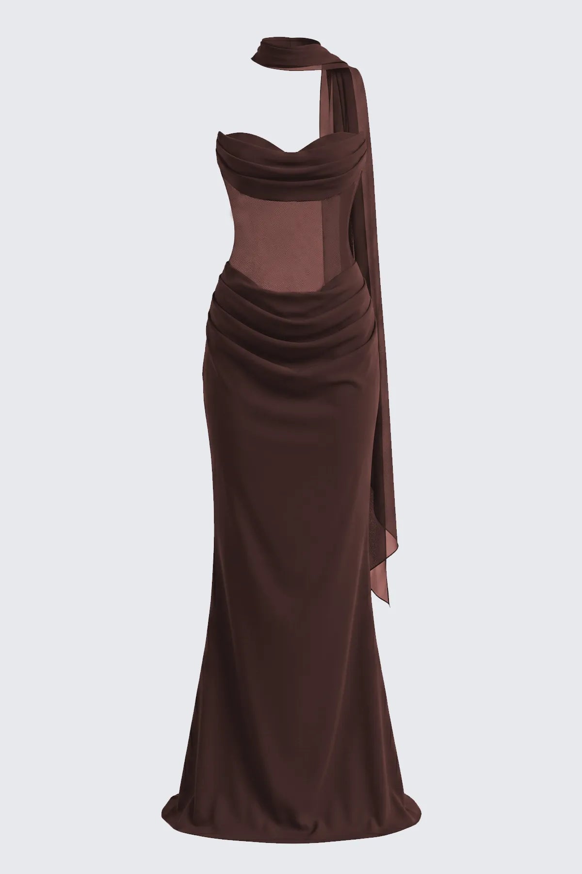Sophisticated Corset Maxi Gown