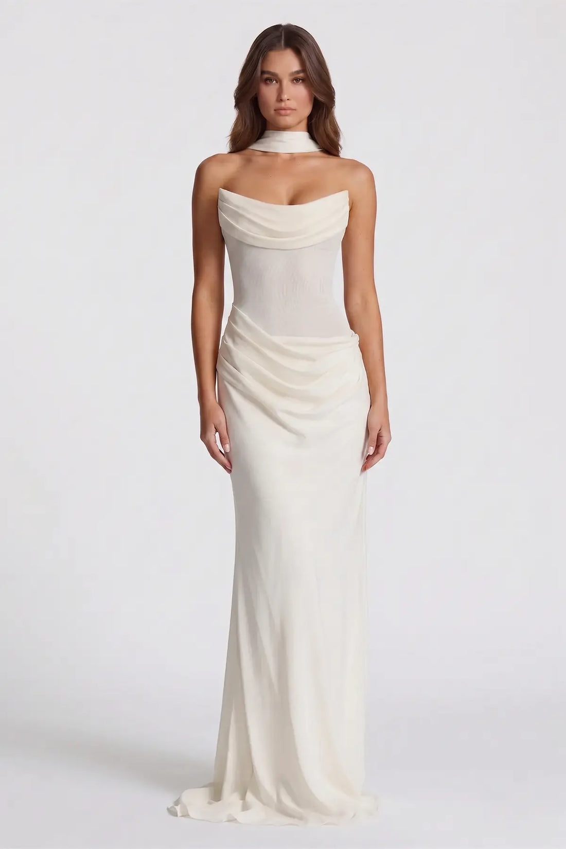 Sophisticated Corset Maxi Gown
