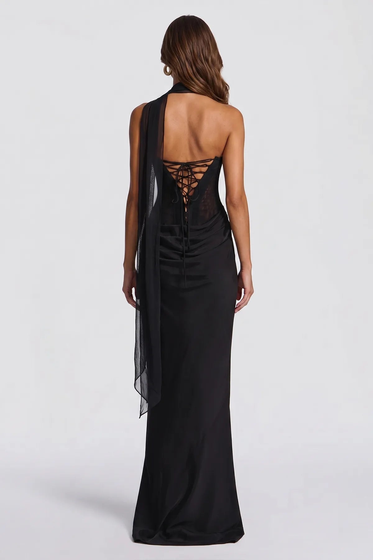 Sophisticated Corset Maxi Gown