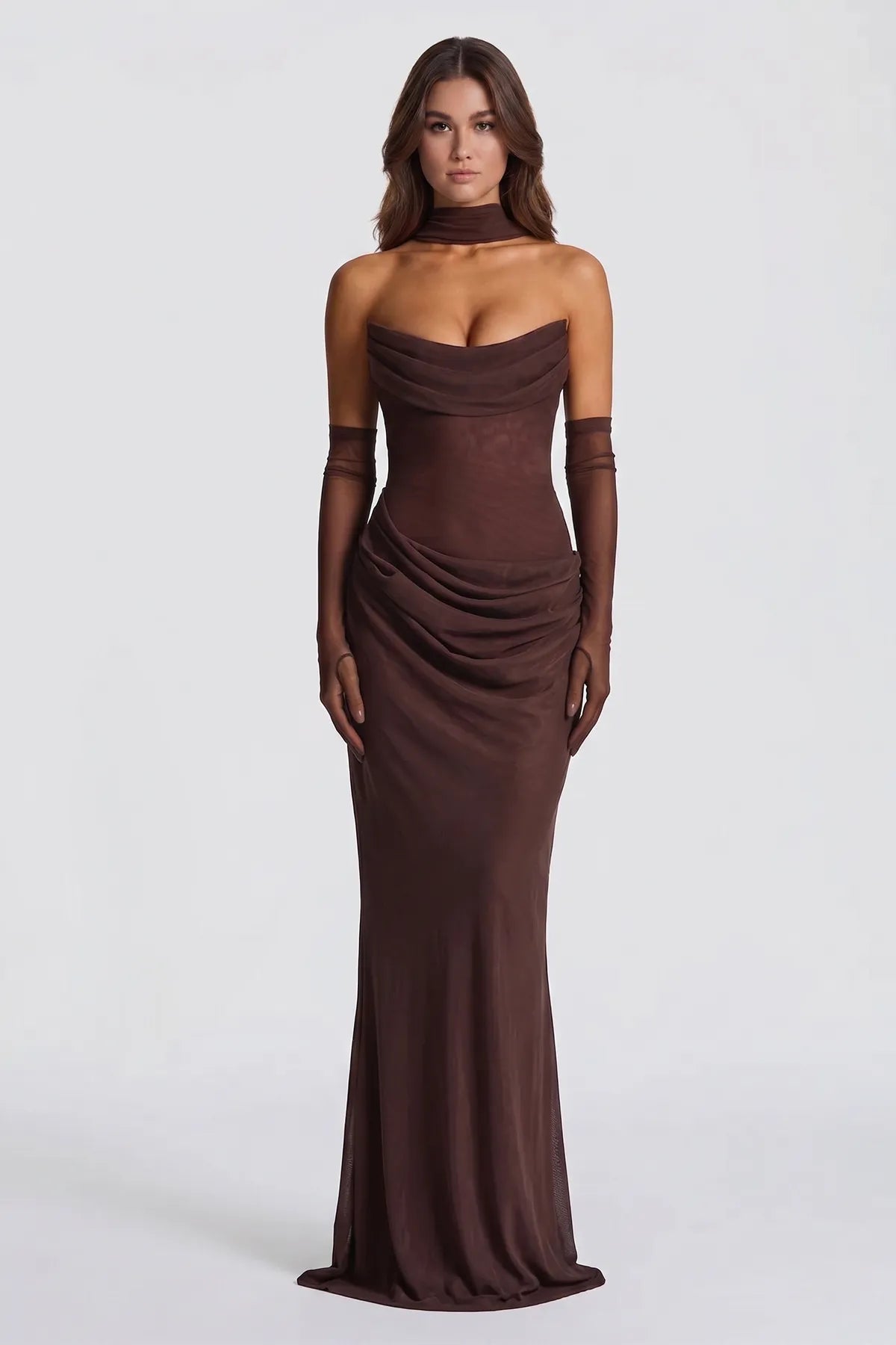 Sophisticated Corset Maxi Gown