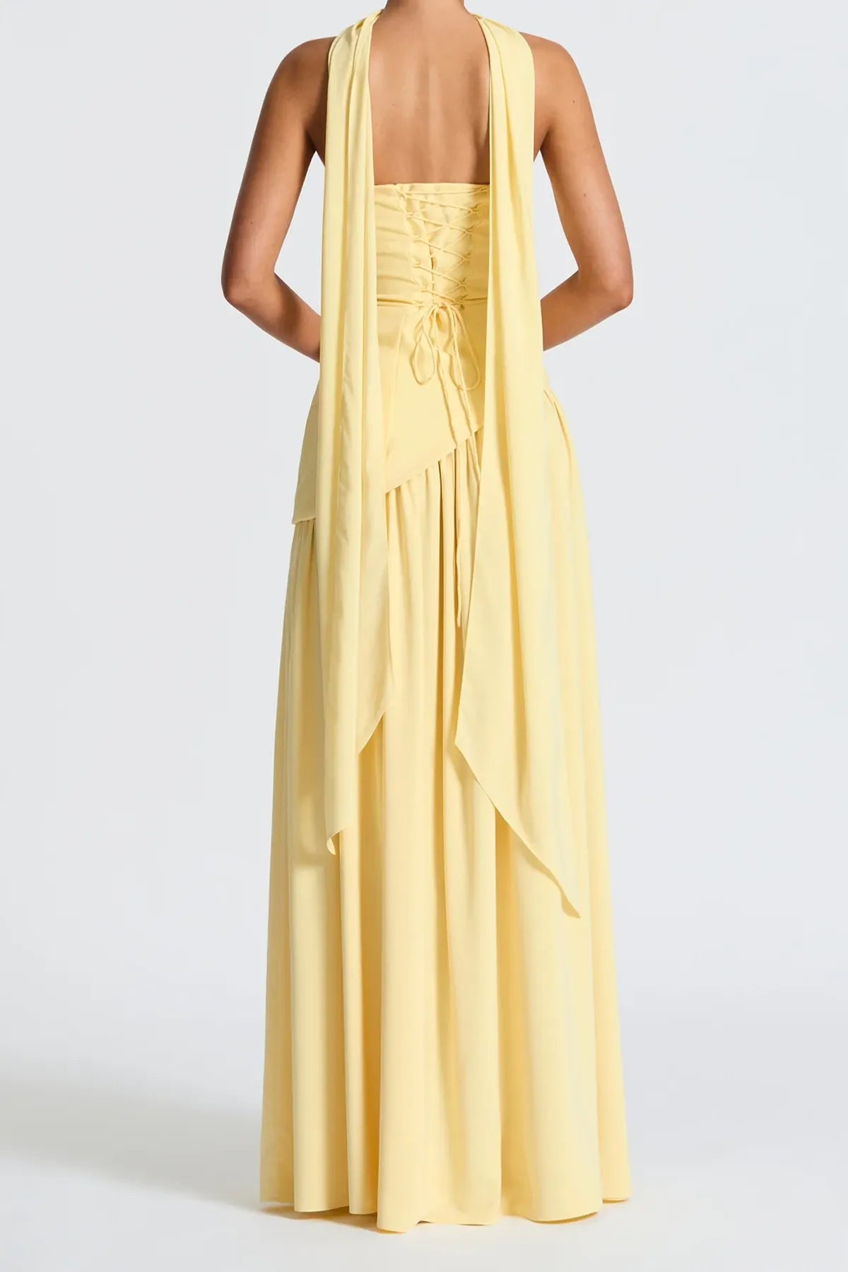 Strapless Split Thigh Maxi Evening Dress